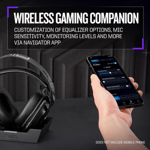 RIG - 900 MAX HX Dual Wireless Gaming Headset and Base Station for Xbox, PlayStation, Nintendo Switch & PC - Black