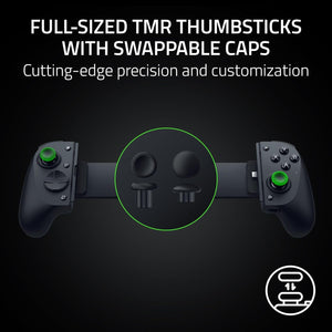 Razer - Kishi V3 Pro XL Haptic USB-C Controller for Full-Sized Tablets - Black