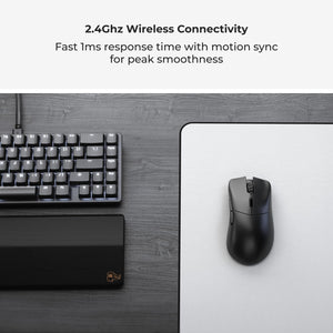 Glorious Model D 2 PRO Lightweight Wireless Optical Gaming Mouse with BAMF 2.0 Sensor - Matte Black