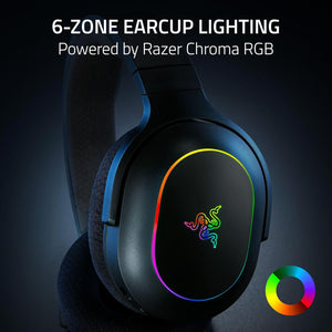 Razer - Barracuda X Chroma Wireless Multi-Platform Gaming Headset with 6 Zone Earcup Lighting - Black