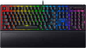 Razer - Blackwidow V3 Full Size Wired Mechanical Green Clicky Tactile Switch Gaming Keyboard with Chroma RGB Backlighting - Black
