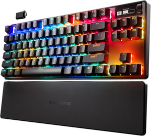 SteelSeries - Apex Pro TKL (2023) Wireless Gaming Keyboard with Adjustable Switches - Black