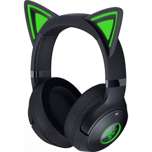 Razer - Kraken Kitty V2 Wireless Gaming Headset for PC, Mac, Mobile, and Tablet - Black