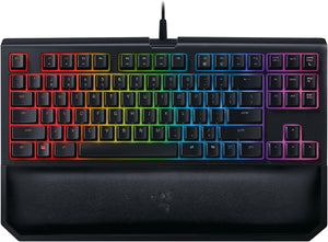 Razer - BlackWidow Tournament Edition Chroma V2 TKL Mechanical Orange Key Switches Gaming Keyboard - Black