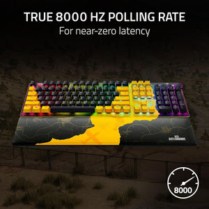 Razer - Huntsman V2 Linear Optical Switch Gaming Keyboard - PUBG: BATTLEGROUNDS Edition