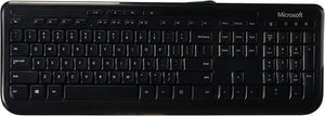 Microsoft - Wired Keyboard 600 - Black