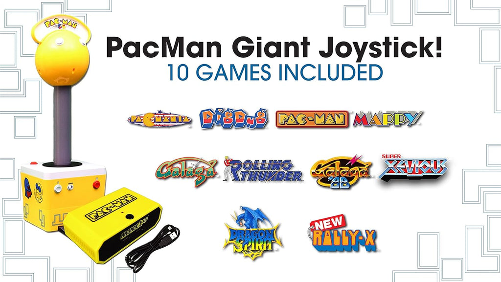 Arcade1UP Pac Man Giant Joystick Yellow eSport Certified