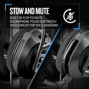 RIG 600 PRO HS Dual Wireless Multiplatform Gaming Headset with Bluetooth for PS4, PS5, Nintendo Switch, PC, and Mobile - Black