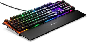 SteelSeries - Apex 7 Brown Switches Wired Mechanical RGB Gaming Keyboard - Black