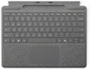 Microsoft - Surface Pro Keyboard for Pro (11th Edition), Pro 9, and Pro 8 with Pen Storage - Platinum