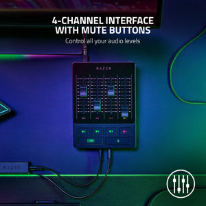 Razer - All-in-one Audio Mixer for Broadcasting and Streaming