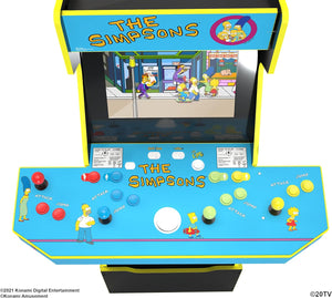 Arcade1Up The Simpsons 4-Player Wi-Fi Arcade Cabinet with Riser