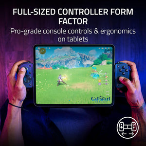 Razer - Kishi V3 Pro XL Haptic USB-C Controller for Full-Sized Tablets - Black