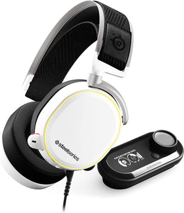 SteelSeries - 61454 Arctis Pro + GameDAC Wired Gaming Headset for PS4, PS5, and PC - White