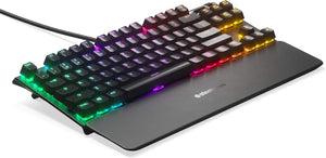 SteelSeries - Apex Pro TKL Wired Mechanical OmniPoint Adjustable Actuation Switch Gaming Keyboard with RGB Backlighting - Black