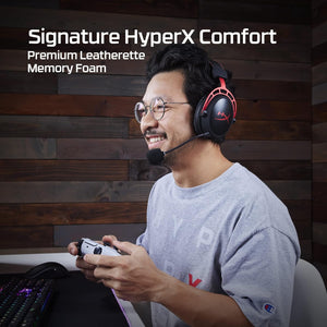 HyperX - Cloud Alpha Wireless Gaming Headset for PC, PS5, and PS4 - Black/Red