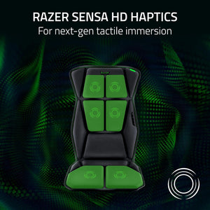 Razer - Freyja Sensa HD Haptic Gaming Chair Cushion - Black