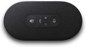 Microsoft - Modern USB-C Speaker, 2- Way Compact Stereo Speaker, Call Controls, Noise Reducing Microphone for Teams & Zoom - Black