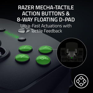 Razer - Wolverine V3 Pro Wireless Gaming Controller with 6 Remappable Buttons, Fast Triggers for Xbox Series X|S, PC - Black