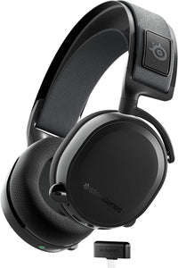 SteelSeries Arctis 7+ Wireless Gaming Headset – Lossless 2.4 GHz – 30 Hour Battery Life – USB-C – 7.1 Surround – for PC, PS5, PS4, Mac, Android and Switch - Black