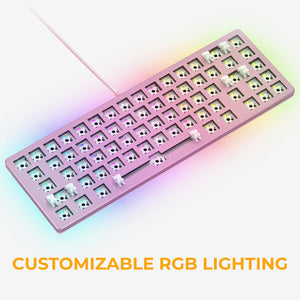 Glorious - GMMK2 65% ANSI Layout Compact Barebones Keyboard - Pink