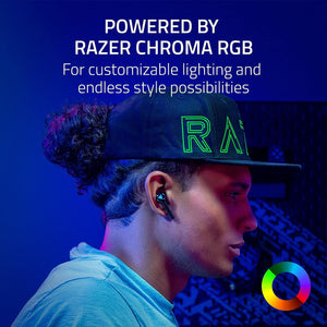 Razer - Hammerhead Pro HyperSpeed True Wireless RGB Gaming Earbuds - Black