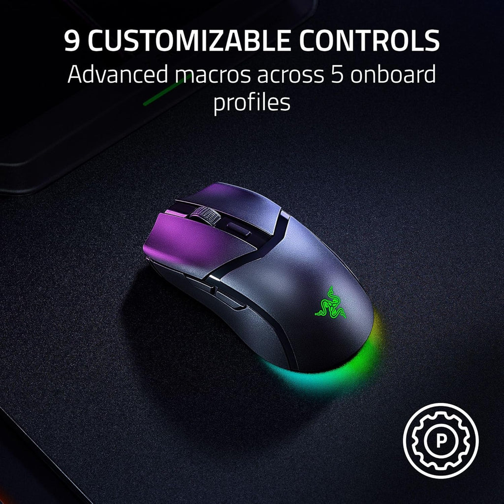 Razer - Cobra Hyperspeed Lightweight Optical Wireless Gaming Mouse wit ...