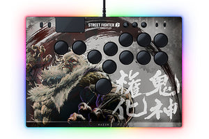 Razer - Kitsune All-Button Optical Arcade Controller for PS5 and PC - SF6 Fighters Edition: Akuma