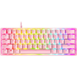 Razer - Huntsman Mini 60% Wired Clicky Optical Switch Gaming Keyboard - Quartz Edition