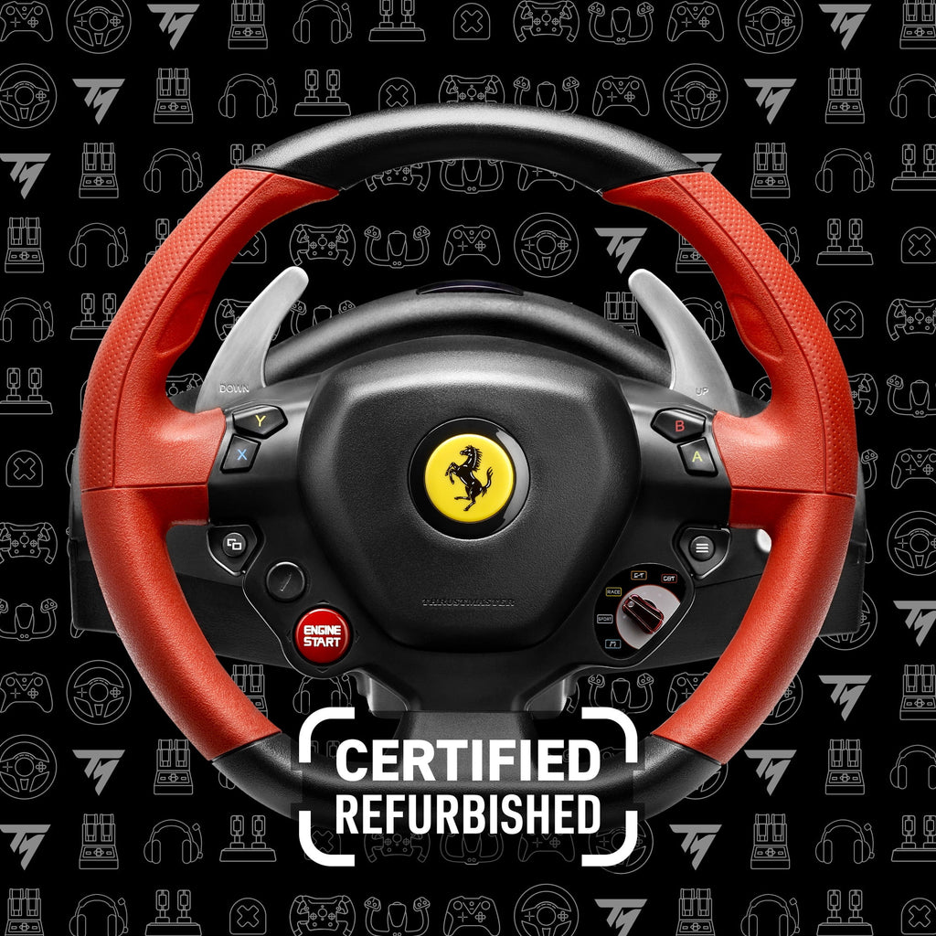 Thrustmaster - Ferrari 458 Spider Racing Wheel & Pedal Set for Xbox On ...