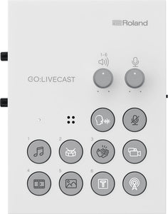 Roland GO:LIVECAST Live Streaming Studio for Smartphones - White