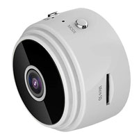 LizaTech Mini Spy Hidden Indoor 1080p Resolution Camera White Refurbished