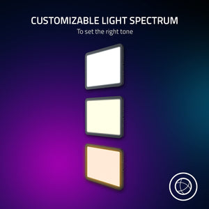 Razer - Key Light for Streaming with Chroma RGB Lighting - Black