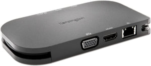 Kensintgon SD1610P USB-C Mini Mobile 4K Dock w/ Pass-Through Charging for Microsoft Surface Devices