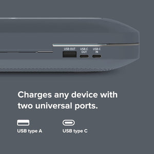 PhoneSoap Pro Smartphone UVC Sanitizer and Charger - Charcoal