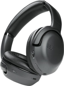JBL - Tour One Wireless Over-Ear Noise Cancelling Headphones - Black