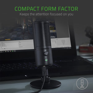 Razer - Seiren X USB Super Cardioid Condenser Microphone - Black