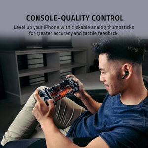 Razer - Kishi Mobile Gaming Controller for iPhone - Black