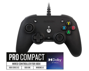 RIG - Nacon PRO Compact Controller with Dolby Atmos for Xbox Series X|S and Xbox One - Black