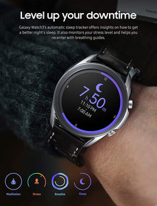 Samsung - Galaxy Watch3 Smartwatch 41mm Stainless BT - Mystic Silver