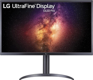 LG - 32” UltraFine OLED UHD Monitor with VESA Display HDR 400 True Black - Black