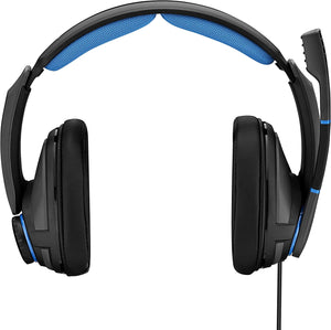 EPOS - GSP 300 Closed Acoustic Stereo Wired Gaming Headset - Black/Blue