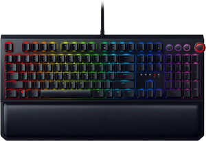Razer BlackWidow Elite Wired Gaming Mechanical Razer Green Switch Keyboard with RGB Chroma Backlighting - Black